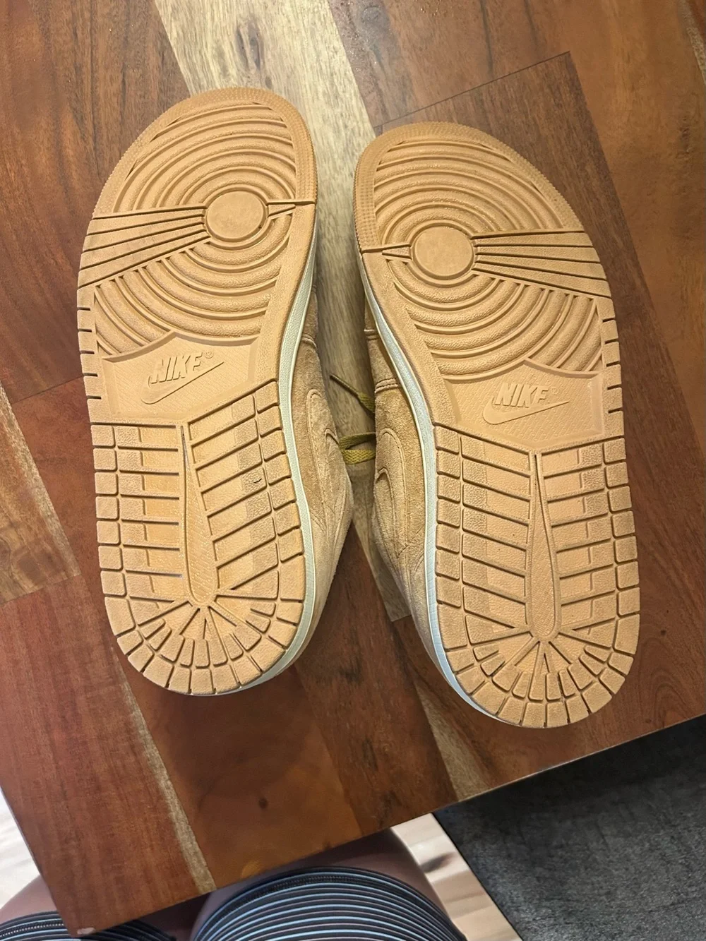 Nike Air Jordan Low Top Suede Sneakers - Tan